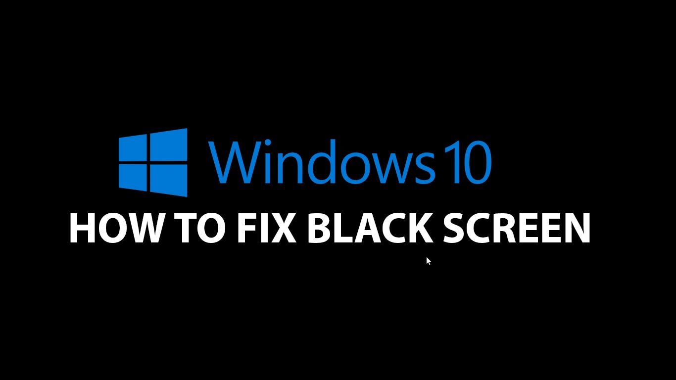 windows 10 black screen after graphics driver install