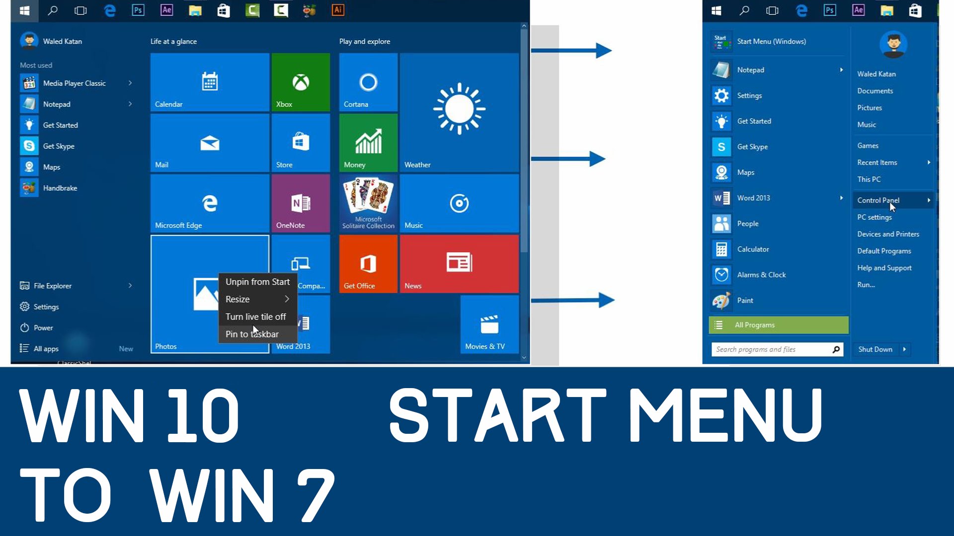 windows 7 start orb windows 10