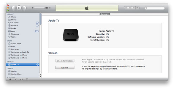 connect apple tv to apple configurator 2