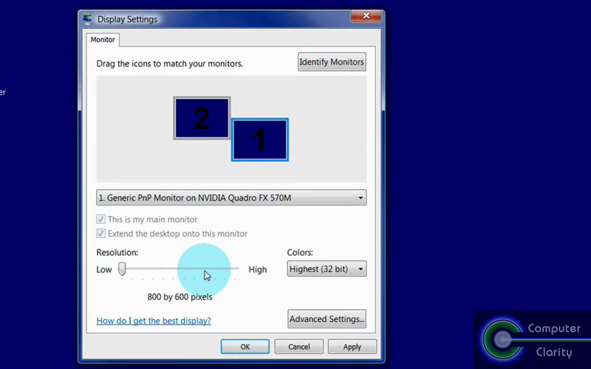 How to fix Laptop full screen display issue in Duplicate mode after