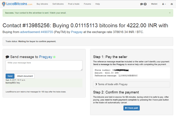 buy tamp number with bitcoin