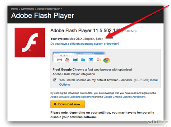 how to install adobe flash on mac