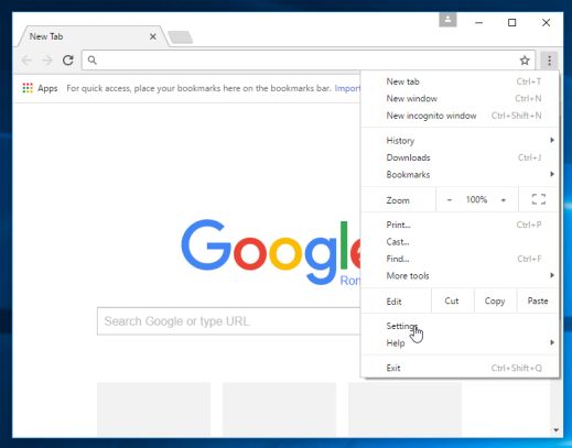 reset browser settings chrome